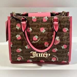Juicy Couture Berry Sweet Mini Tote Crossbody Bag